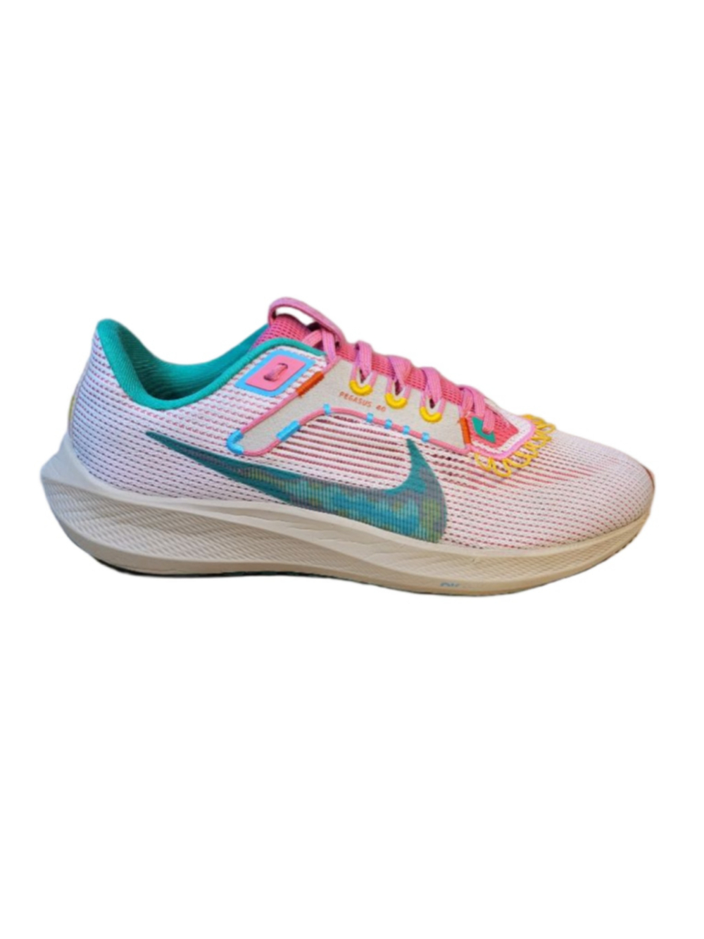 Nike Air Zoom Pegasus 40 x Familia Pinksicle and Stadium Green Sneakers